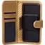 Чохол-книжка Toto Book Carbon Fiber Universal Cover 4.7-5.3" Gold - мініатюра 2