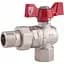 Кран кульовий SD Forte "Американка" 3/4" кутовий SF221W20 - мініатюра 1