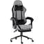 Геймерське крісло GT Racer X-2324 Fabric Gray/Black Suede [121430] - мініатюра 2