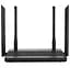 Роутер Netis N3, чорний, AC1200 (2.4GHz до 300 Mbps, 5GHz до 867 Mbps), 4xGLan, 4 зовнішні незнімні антени - мініатюра 1