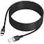 Дата кабель Hoco X109 Energy silicone USB to MicroUSB (3m) Black - мініатюра 3