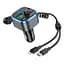 Адаптер автомобильный HOCO Energy car BT FM transmitter E74 - миниатюра 3