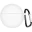 Чехол-накладка DK для Oppo Enco Buds 2 W14 | Silicone Candy Friendly с карабином (016044) (white) - миниатюра 1