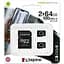 Карта пам'яті Kingston microSDXC 64GB Canvas Select Plus Class 10 UHS-1 А1 2 шт + SD адаптер [SDCS2/64GB-2P1A] [121488] - мініатюра 5