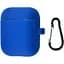 Чохол Silicone Case + Carabine для AirPods Blue [33027] - мініатюра 1