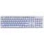 Клавіатура дротова Gembird KB-UML3-01-W-UA USB White з підсвіткою - мініатюра 3