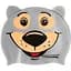 Шапочка для плавания Aqua Speed Zoo Bear Серый (1000-115-bear) - миниатюра 1