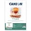 Склейка для ескізів та рисунку Canson CÀGRAIN 180г/м2 30л білий папір  - мініатюра 1