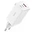 СЗУ Baseus GaN5 Pro 65W 2Type-C+USB 100W EU (CCGP12020) White - миниатюра 1