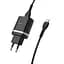 СЗУ Hoco C12Q Smart QC3.0 3A (1USB-A) + кабель USB to MicroUSB Черный - миниатюра 1
