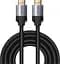 Кабель Baseus Enjoyment Series 4KHD Male To 4KHD Male Adapter Cable 1.5m WKSX000213 Dark gray - мініатюра 1