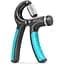 Эспандер кистевой пружинный 4Fizjo с регулируемой нагрузкой 10-40 кг Black/Blue 4FJ0254 (P-5907739313331) - миниатюра 1