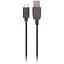 Кабель Maxlife cable USB - MicroUSB 2.0m 2A Black - миниатюра 1