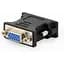 Адаптер Cablexpert DVI - VGA (M/F), Black (A-DVI-VGA-BK) - миниатюра 1