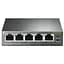 Комутатор TP-LINK TL-SF1005P, 5x10/100Mb/s, 4xPoE 56W, пластиковий корпус, некерований - мініатюра 1