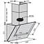 Вытяжка Ventolux Diamond 60 BK (700) PB - миниатюра 7