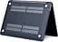 Пластикова накладка [верх та низ] Hardshell Crystal Case для Apple MacBook Air 13.6" M2 A2681 2022 [Black] [77497] - мініатюра 3