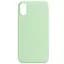 Чохол Silicone Case Full Protective (AA) NO LOGO для Apple iPhone X / XS (5.8) Зелений / Pistachio - мініатюра 1