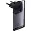 МЗП Baseus GaN5 Pro Ultra-Slim Fast Charger C+U 65W Gray With Xiaomini White Cable Type-C to Type-C 100W 20V/5A 1m CCGP150113 Black - мініатюра 2