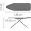 Прасувальна дошка Brabantia Ironing Tables 124x38 см чорна (101083) - мініатюра 5