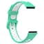 Силиконовый ремешок Primolux Perfor Classic для фитнеса браслета Huawei Band 7- Teal White - миниатюра 4