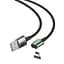 Кабель Baseus Zinc Fabric Magnetic Cable USB to Lightning 1.5A 2m CALXC-B01 Black - мініатюра 5