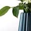 Ваза декоративна МВМ My Home, 22 см, синя (DH-FLOWERS-06 DARK BLUE) - мініатюра 4