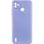 Чохол Silicone Cover Lakshmi Full Camera (A) для TECNO POP 5 Бузковий / Dasheen - мініатюра 1