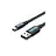 Дата кабель USB 2.0 AM to Mini 5P 1.0m black Vention (COMBF) - мініатюра 1