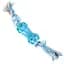Flamingo Lindo Dumbbell With Rope фламинго линдо гантель с канатом игрушка для собак Блакитний 5х5х34 см - миниатюра 1