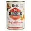 Вологий корм для дорослих собак всіх порід Brit Fresh Beef & Pumpkin з яловичиною і гарбузом 400 г - мініатюра 1