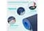 Килимок для йоги та фітнесу EasyFit TPE+TC 6 мм двошаровий + Чохол синій з блакитним (EF-1924s-BLB) - мініатюра 3