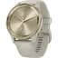 Смарт-годинник Garmin Vivomove Trend Cream Gold S. Steel Bezel w. F. Gray Case and S. Band (010-02665-02) - мініатюра 1