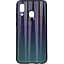 Чехол-накладка Toto Aurora Print Glass Case Samsung Galaxy A40 Blue - миниатюра 1