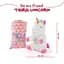 Плед Perletti Toys Tiara Unicorn з м'якою іграшкою 120x80 см рожевий/білий (P13071) - мініатюра 4
