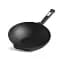 Сковорода Brizoll Wok чугунная с деревянной ручкой Black с крышкой 26 см (W26HP1-1) - миниатюра 4