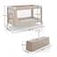Кровать-манеж Kinderkraft Leody UP Beige (KCLEODUPBEG0000) - миниатюра 4