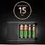Зарядний пристрій для пальчикових та мізинчиків батарейок Duracell, 1300 mAh, CEF15 (81568893) - мініатюра 4