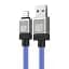 Кабель Baseus CoolPlay Series Fast Charging Cable USB to Lightning 2.4A 2m CAKW000503 Blue - миниатюра 2