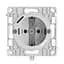 Реле Ajax OutletCore (smart) [type F] [55] (8EU) ASP для розумної розетки Outlet (type F) (26-00341) - мініатюра 1