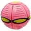 Летающий трансформерный мяч 1002-3(Pink) светящийся - миниатюра 2