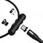 Кабель Baseus Zinc Magnetic Safe Fast Charging Cable USB to Type-C/Lightning/MicroUSB 5A 1m CA1T3-BG1 Black-Grey - мініатюра 3
