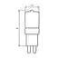 Лампочка Eurolamp G9 (LED-G9-0340(220)) - мініатюра 3