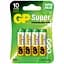 Батарейка GP Super Alkaline АА LR6 (15A-U4) 4 шт. - миниатюра 1