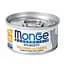 Вологий корм Monge Cat Monoprotein Adult м'ясні пластівці з індичкою та морквою для кішок 80 гр - мініатюра 1