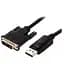 Кабель мультимедийный Display Port to DVI 24+1pin 1.8m (DVI-D) Atcom (9504) - миниатюра 1