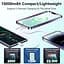 Портативний ЗП Power Bank JJT-A27-1 Gradient PD20W+QC 22.5W з БЗП 10000 mAh White / Green - мініатюра 5