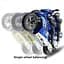 Мотоцикл на радиоуправлении Motorcycle Stunt Drift six-axis Gyroscope Blue - миниатюра 7