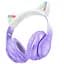 Накладні бездротові навушники Hoco W42 Cat Purple grape - мініатюра 1