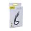 Кабель Baseus Simple HW Quick Charge Cable USB to Type-C 40W 0,23m CATMBJ-BG1 Black-Grey - мініатюра 4